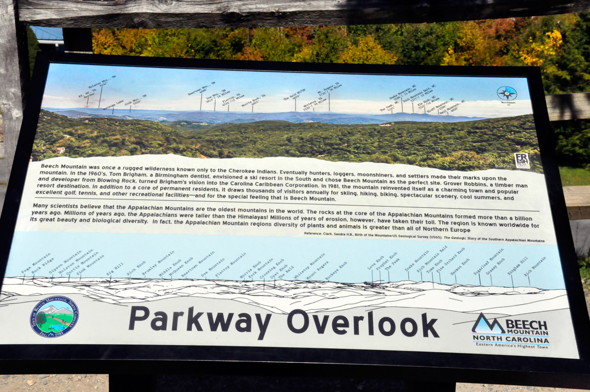 overlook view of mountains